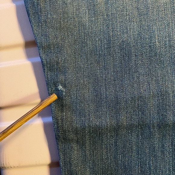 Ed Hardy Blue Jeans with Skull and Rose Embroidery - Picture 12 of 12